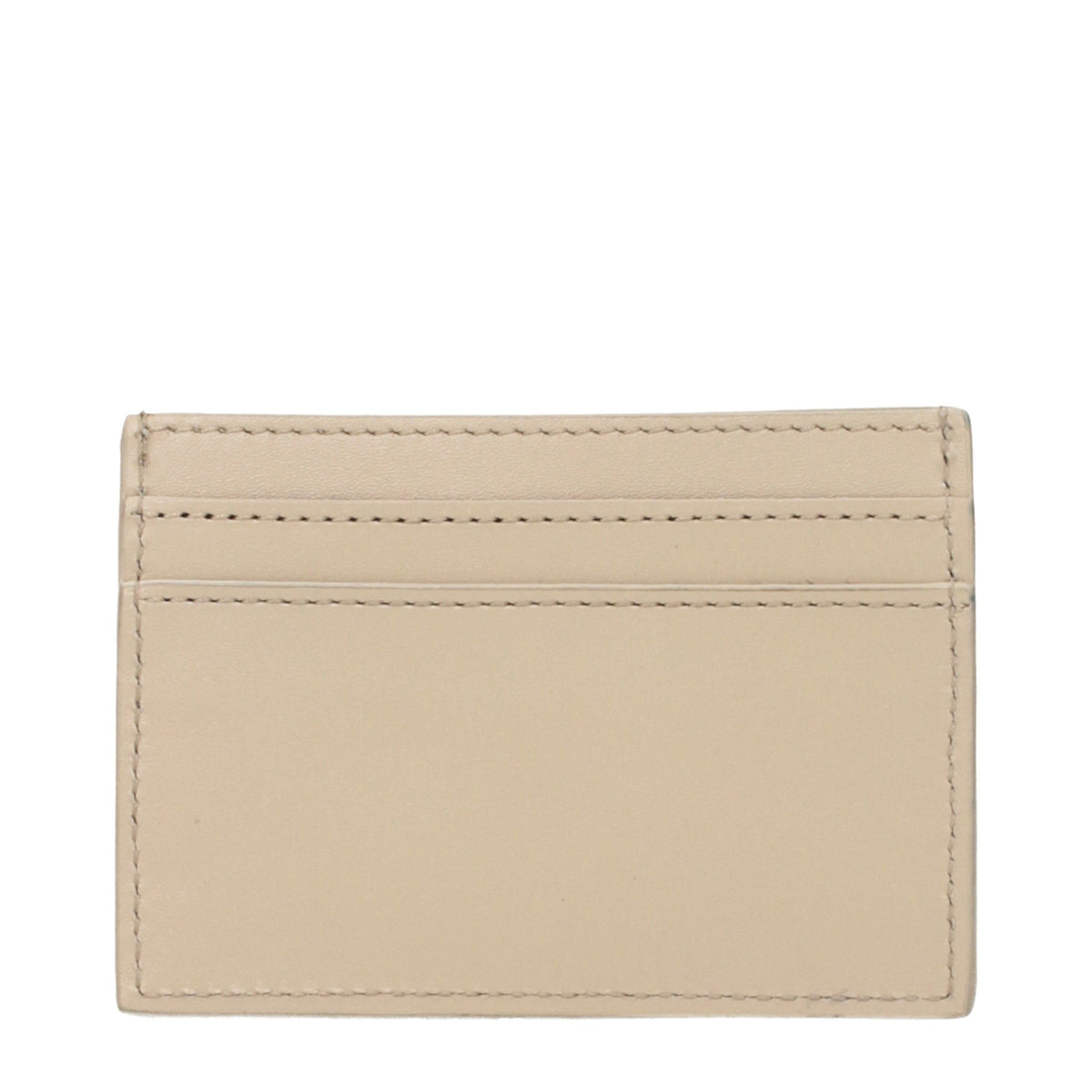 Beige Leather Cardholder
