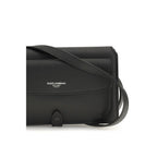 Black Calf Leather Bos Taurus Shoulder Bag