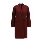 Bordeaux Wool Oves Aries Coat