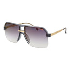 Gray Metal Sunglasses