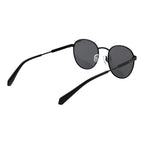 Black Stainless Steel Sunglasses