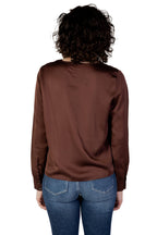 Brown Polyester Blouse