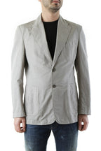 Gray Polyester Blazer