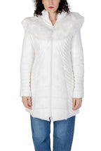 White Polyester Coat