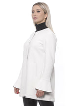 White Neoprene Jacket & Coat
