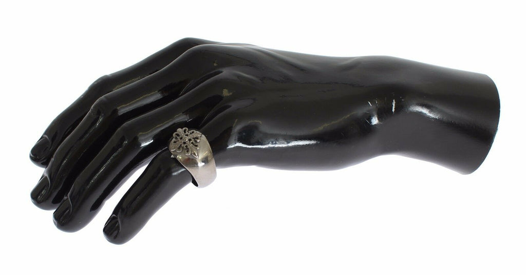 Silver 925 Sterling Authentic  Crest Ring