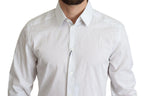 White Stripes Cotton Formal Dress Shirt