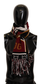 Multicolor Wool Knit DG King Shawl Wrap Scarf