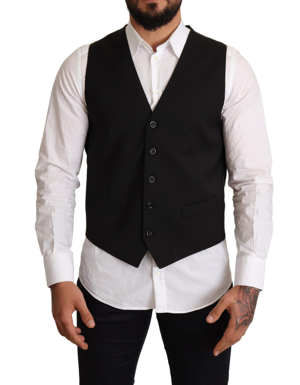 Black Formal dress Vest