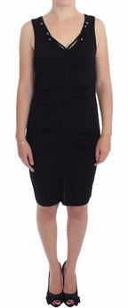 Black Stretch Wiggle Pencil Sheath Bodycon Dress