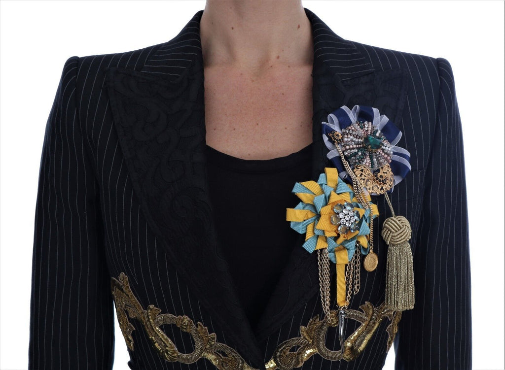 Black Crystal Fairy Tale Blazer Jacket