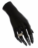 Silver Womens CZ 925 Sterling Ring