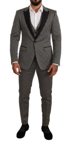 Dark Gray Check 3 Piece Set MARTINI Suit