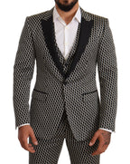 Dark Gray Check 3 Piece Set MARTINI Suit