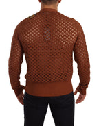 Brown Leopard Butterfly Cardigan Sweater