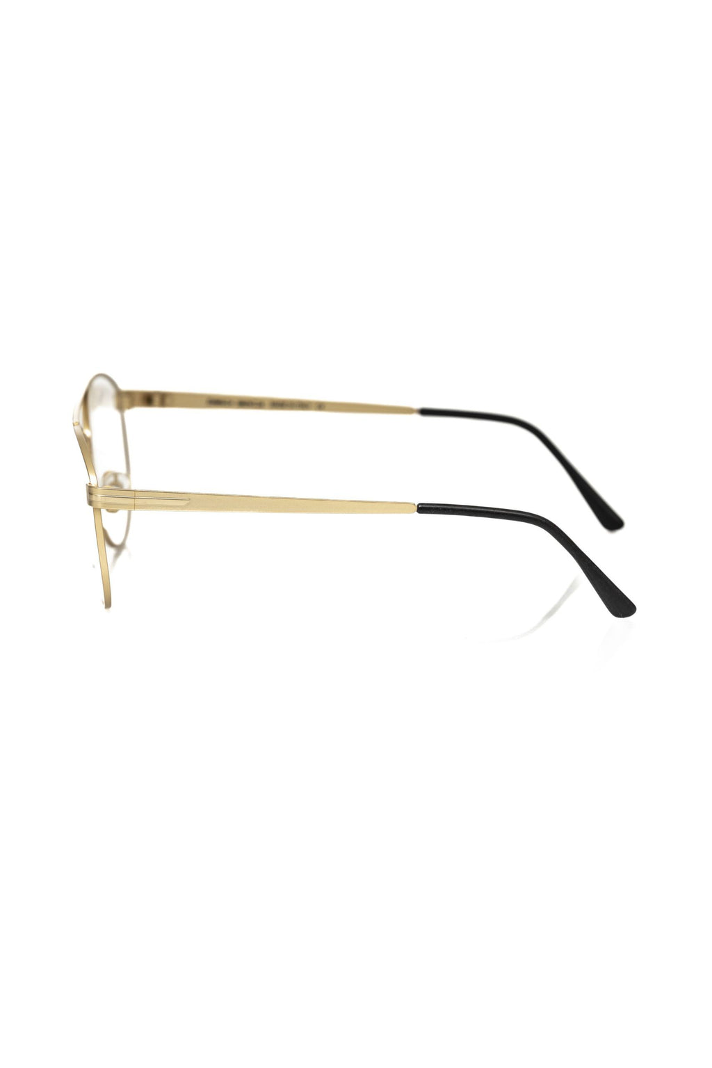 Gold Metallic Men's Frame Aviator Eyeglasses