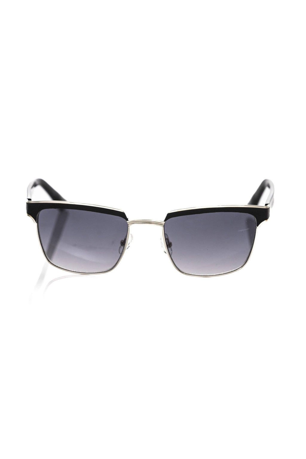 Black Metallic Fibre Men Sunglasses