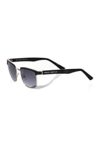 Black Metallic Fibre Men Sunglasses