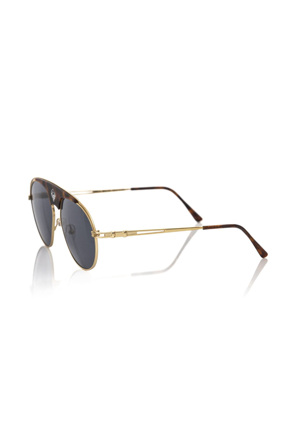 Brown Metallic Fibre Men Sunglass