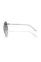 Silver Metallic Fiber Men's Sunglass