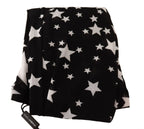 Black White Stars Print Nylon Stockings