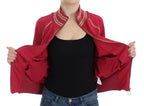 Pink Mock Zip Cardigan Sweatshirt Sweater