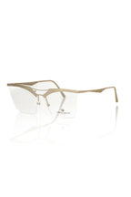 Brown Metallic Women's Eyeglass Frame