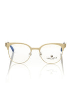 Gold Metallic Women's Eyeglass Frame