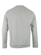Beige Cotton Round Neck Sweatshirt