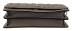 Light Grey Leather Crossbody Bag