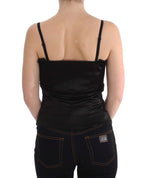 Black Tank Party Evening Top Blouse