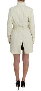 Beige Weather Proof Trench Jacket Coat