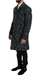 Blue Camouflage Trench Trench