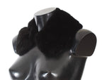 Black Mink Fur Shoulder Collar Scarf