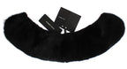 Black Mink Fur Shoulder Collar Scarf