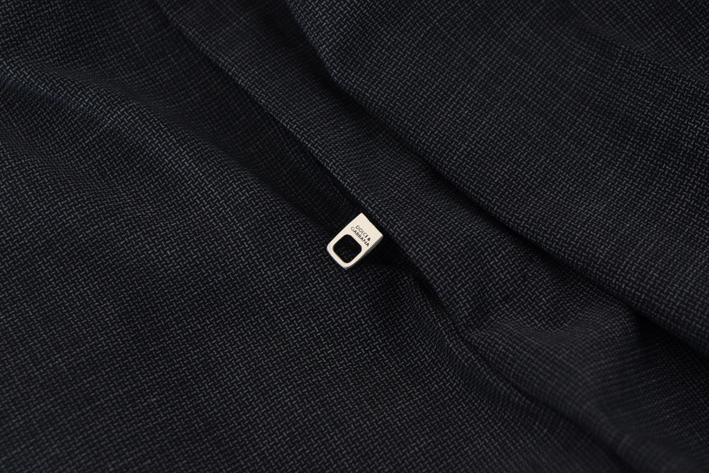 Gray Checked Cargo Trousers Stretch Pants