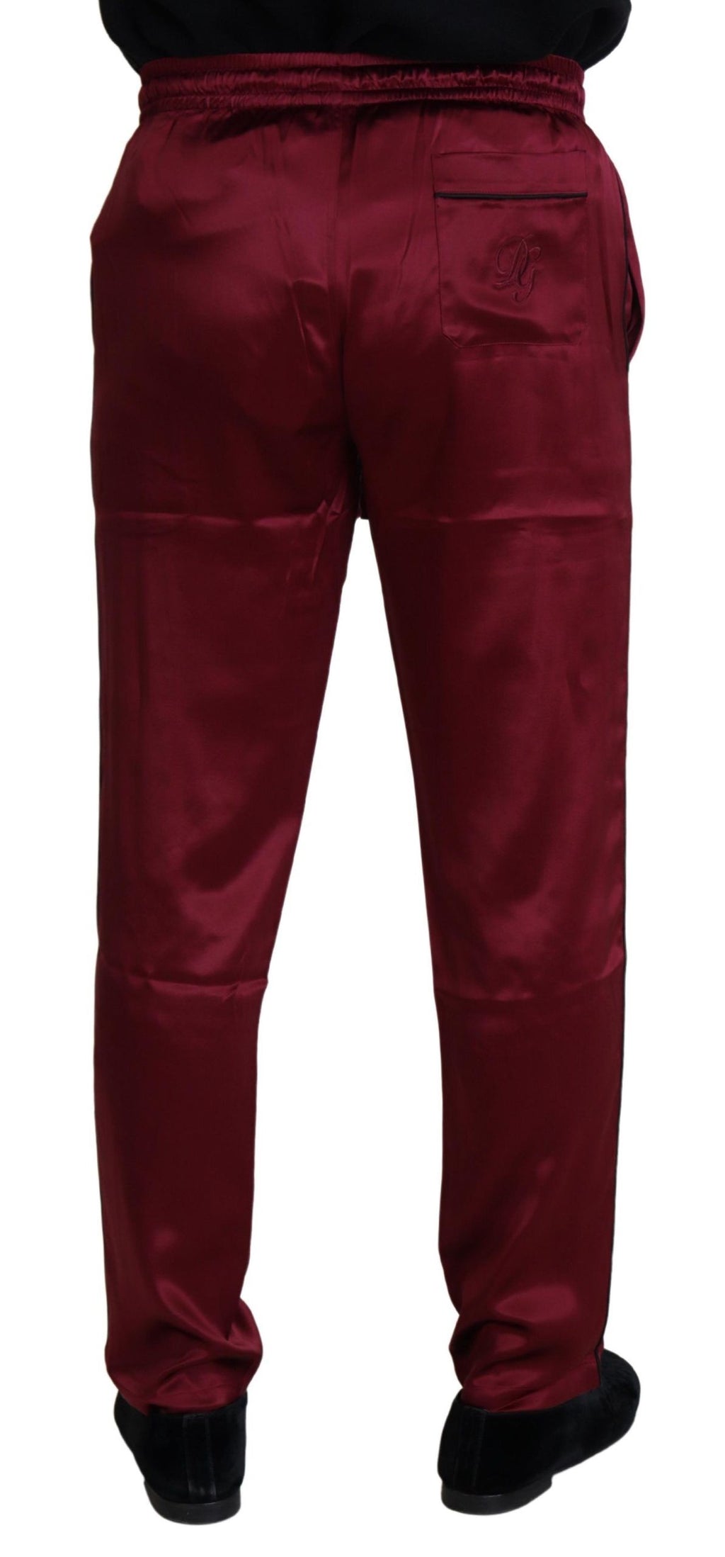 Bordeaux Silk DG Sleep Lounge Pants