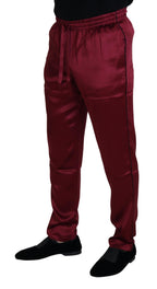 Bordeaux Silk DG Sleep Lounge Pants