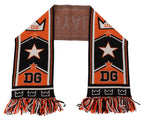 Multicolor DG Logo Printed Men Neck Wrap Shawl Scarf