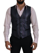 Multicolor Polyester Waistcoat Dress Formal Vest