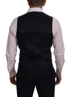 Multicolor Polyester Waistcoat Dress Formal Vest