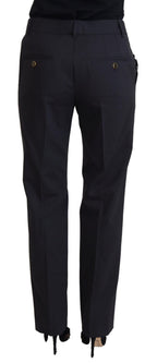 Grey Women Formal Tapered Pants