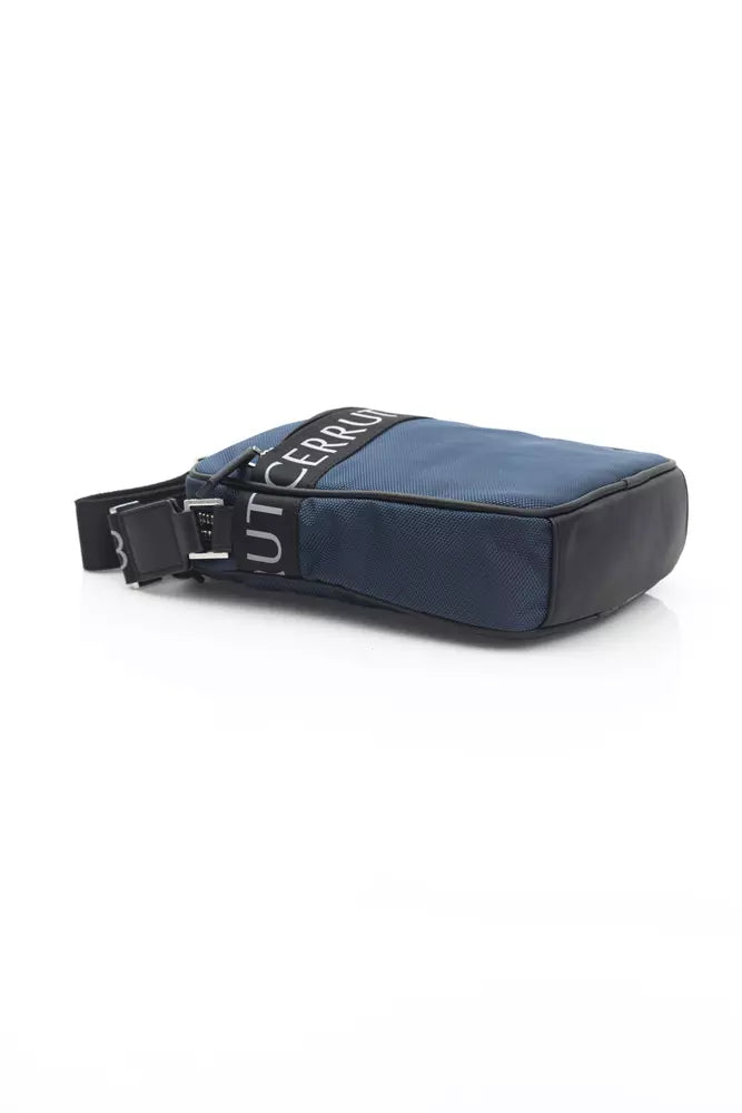Blue Nylon Women Crossbody Bag