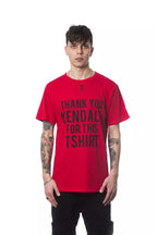 Red Cotton Men's T-Shirt