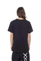 Black Cotton Men T-Shirt