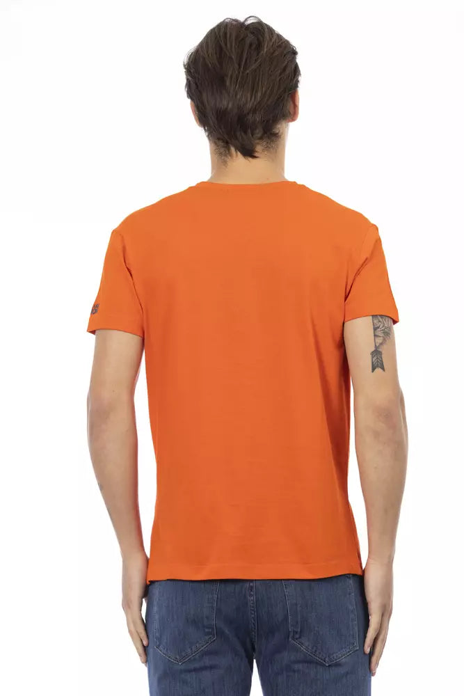 Orange Cotton Men's T-Shirt