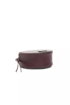 Burgundy Leather Crossbody Bag