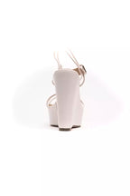White Polyethylene Women's Wedge Sandal