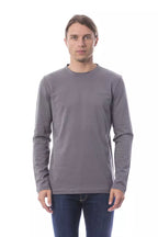 Gray Cotton Men's T-Shirt