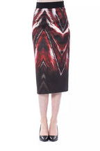Multicolor Polyester Women Pencil Skirt